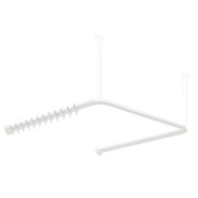 VORHANGSTANGE D:25 A1/A3:1487 A2:1465 46 RINGE PLVB WS-TIEFMATT