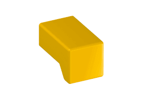 HEWI Möbelknopf für BA3 senfgelb 