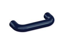 HEWI Möbelgriff mit BA 6, a=125mm, ø23mm stahlblau 