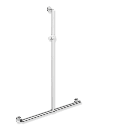 HEWI Shower grab bar with adjustable shower holder bar (ADA), System 900, 1250mm/610mm, Ø32 mm