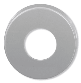 HEWI Dr.-Rosette,ø23,R-Tech., kurze Nocken Reinweiß