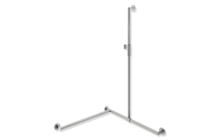 HEWI Duschhandlauf mit verschiebbarer Brausehalterstange, System 900