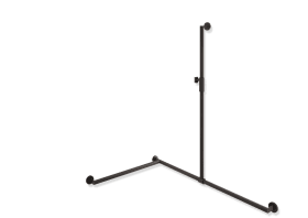 HEWI Duschhandlauf mit verschiebbarer Brausehalterstange, System 900 900.35M30560 ER