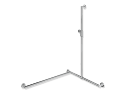 HEWI Duschhandlauf mit verschiebbarer Brausehalterstange, System 900	