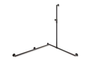 DUSCHHDL D:32 LS A1:1250 W1:965 W2:1185 PLVB MAGNET BR-HALT DGRAU TIEFMATT SWM