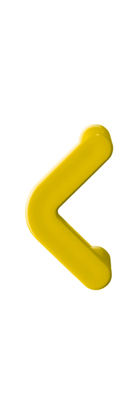 HEWI Griffchen für BA3, a=64mm, ø16mm senfgelb 