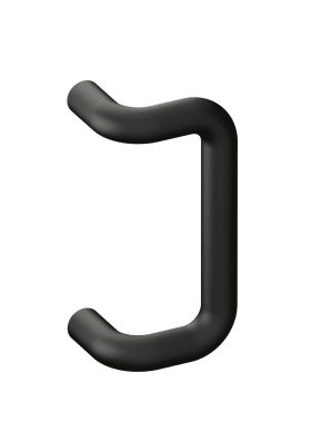 HEWI Griff, Lochteil,ø30mm, a=210mm, Edition matt tiefschwarz 