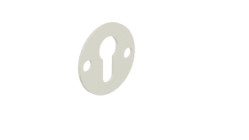 HEWI Rosettenfußscheibe,ø55, Schutzros. 306.23PBES, 2mm, EM Reinweiß