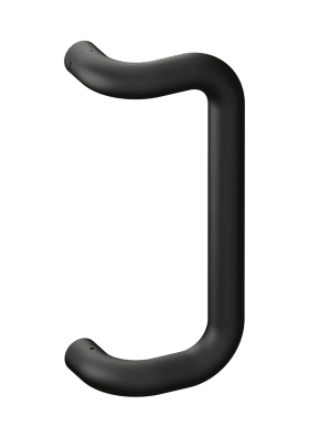 HEWI Griff, Lochteil,ø33mm, a=300mm,gekröpft, Edition matt tiefschwarz 