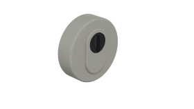 HEWI Schutzrosette,ø58mm, Lochung PZ, Zyl.-Abdeckung, EM Felsgrau