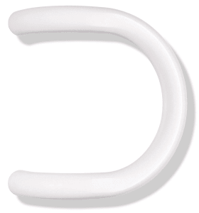 HEWI Griff, Lochteil,ø33mm, a=210mm lichtgrau 