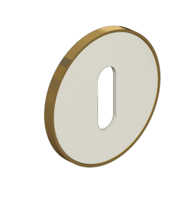 HEWI Schlüsselrosetten, PVD-Ros., Edition matt bicolor Reinweiß