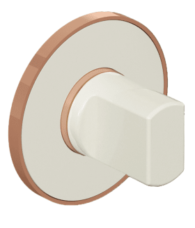 HEWI bicolor WC-Rosetten, fl.Edelstahlros.in PVD-Besch Anthrazitgrau