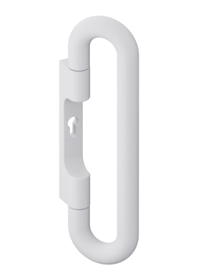 HEWI Drückergriff Halbgarn. Edition matt, Funktion drücken Signalweiß