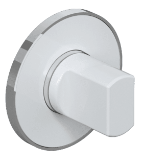 HEWI bicolor WC-Rosetten, fl.Edelstahlrosetten Anthrazitgrau