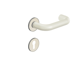 HEWI Zimmergarnitur, X-Ros., Edition matt bicolor Reinweiß