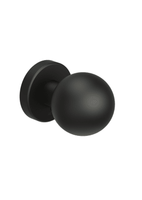 HEWI Knopf feststehend, EM einseit.Montage, 123.23/305.23 tiefschwarz 