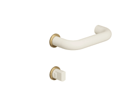 HEWI Frei-Besetzt-Garnitur, PVD-Ros., Edition matt mini Reinweiß