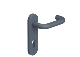 HEWI Zimmergarnitur, Ed. matt, 111PBR / 230.20PBR Anthrazitgrau