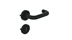 HEWI Zimmergarnitur, Ed. matt, 111PBR / 305.20PBR / 306.23PB Tiefschwarz