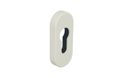 HEWI Schutzrosette, Lochung PZ, Edition matt Reinweiß