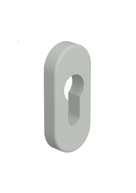 HEWI FS-Schlüsselrosette, ohne Nocken, Edition matt Felsgrau