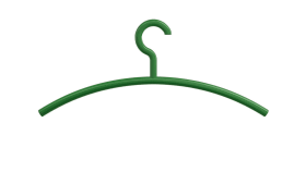 HEWI Kleiderbügel, Haken drehbar, 90Grad Rastpunkte maigrün 