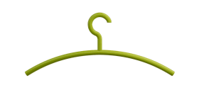 HEWI Kleiderbügel, Haken drehbar, 90Grad Rastpunkte apfelgrün 