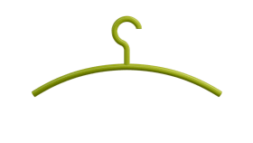 HEWI Kleiderbügel, Haken feststehend VPE 5 Stück apfelgrün 