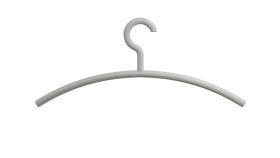 HEWI Kleiderbügel, Haken feststehend VPE 5 Stück felsgrau 