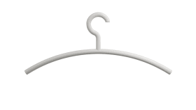 HEWI Kleiderbügel, Haken feststehend VPE 5 Stück lichtgrau 