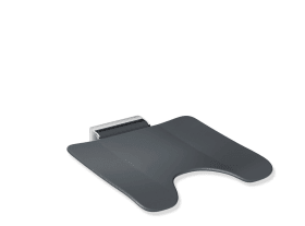 KLAPPSITZ 450X525 SCHAM CHROM SITZFLÄCHE KS ANTHRAZITGRAU