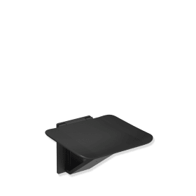 KLAPPSITZ 350X370 KS WANDSTÜTZE SITZFLÄCHE KS TIEFSCHWARZ