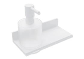 HEWI Ablage mit Seifen- oder Desinfektionsmittelspender System 900 Q