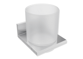 HEWI Glasbecher mit Halter, System 900 Q