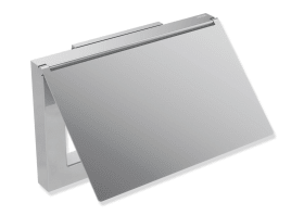 HEWI WC-Papierhalter Sys 900 Q, m. Deckel, chrom 