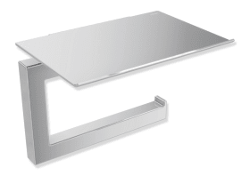 HEWI WC-Papierhalter Sys 900 Q, m. Ablage, chrom 