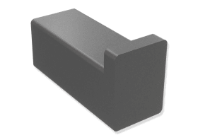 HEWI Einzelhaken Sys 900 Q, plvb dgrau tma 