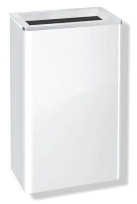 PAPIERABFALLBEHÄLTER ED WEIß BESCHICHTET 25L