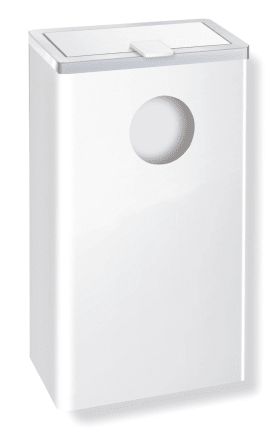 HYGIENEKOMBINATION M.BEUTELSPENDER WEIß BESCHICHTET