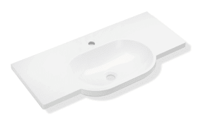 WASCHTISCH 850X415 O.ÜBERLAUF 1 HAHNLOCH 