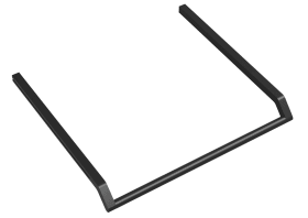 WASCHTISCHPROFILE M.HALTEGRIFF D:25 PLVB WS-TIEFMATT