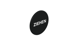 HEWI Symbol "Ziehen", selbstklebend, Ø52 mm, 2 mm dick, hochwertiges mattes Polyamid