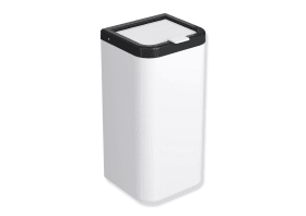 HEWI Serie 477, Hygieneabfallbehälter, Korpus in der HEWI-Farbe 98 (Signalweiß), hochglänzendes Polyamid