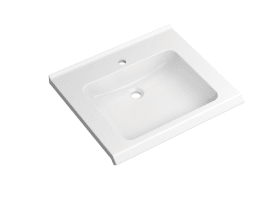 WASCHTISCH S-FORM GRIFFKANTE 650X565 1 HAHNLOCH