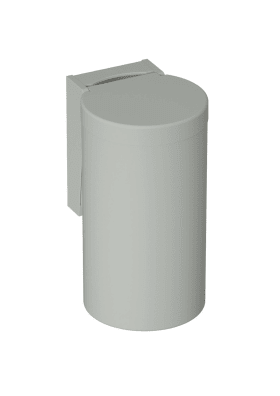 HEWI Abfallbehälter Ser 477, matt, zur Kniebetätigung felsgrau 