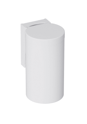 HEWI Abfallbehälter Ser 477, matt, zur Kniebetätigung signalweiß 