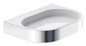 SEIFENSCHALE KS M.HALTER 800 HALTER CHROM SEIFENSCHALE SIGNALWEIß