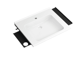 SET WASCHTISCH 2 ABLAGEN HAKEN 950 13.201 ZUBEHÖR DGRAU TIEFMATT