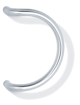 HEWI Stoßgriff ø25, A=200mm, matt-schliff 